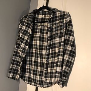Black and white flannel